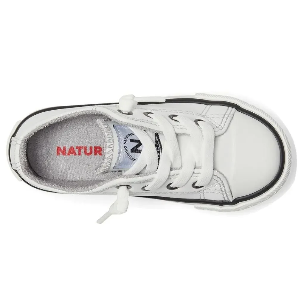 Naturino Ayasy 2018268 Sneakers Girls EU 27 White Leather Comfort Shoes ZOGG3407